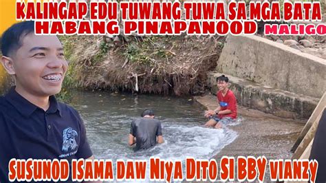 mga batang naliligo|Lasing na dalaga, iniyot, di na hinubaran .